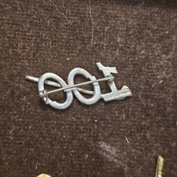 Vtg Brooch Pin Jewelry Lot Sterling Pewter Golf Theme - Picture 11 of 12